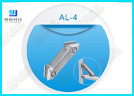 Sisi Ganda 45 Aluminium Aluminium Tubing Joints Diagonal Brace Pipe Connector AL -4