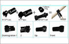 Bersandar Pipe Joint Black Metal Pipa Konektor untuk Fleksibel Penyimpanan Pipa Rack Sistem